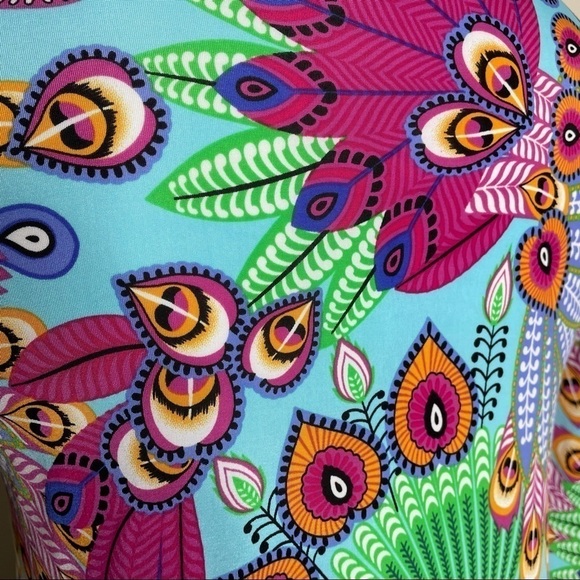 Newbury Kustom colorful shift dress, medium - Picture 5 of 7